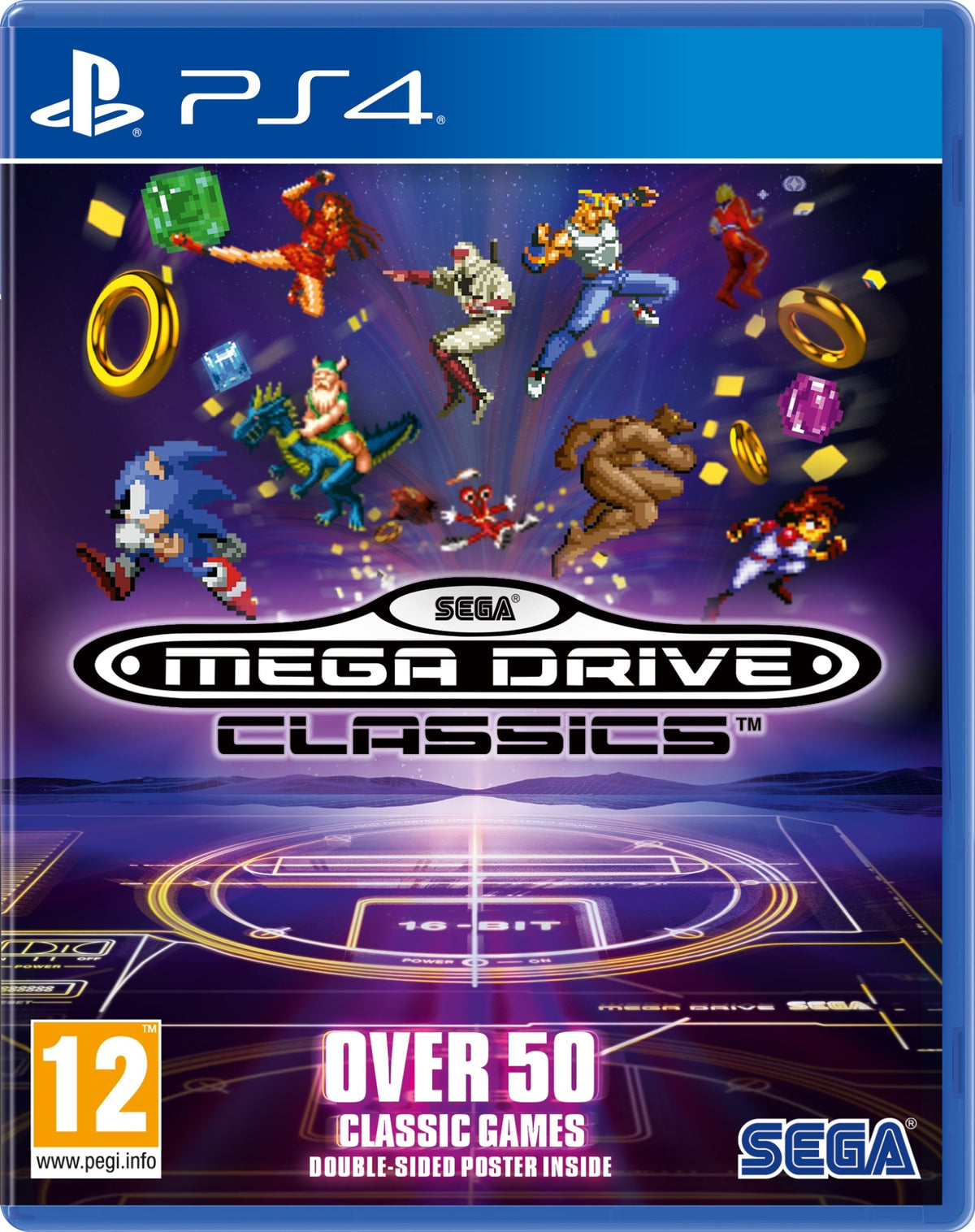 Sega Megadrive Collection – PlayStation 4 – spilomslag