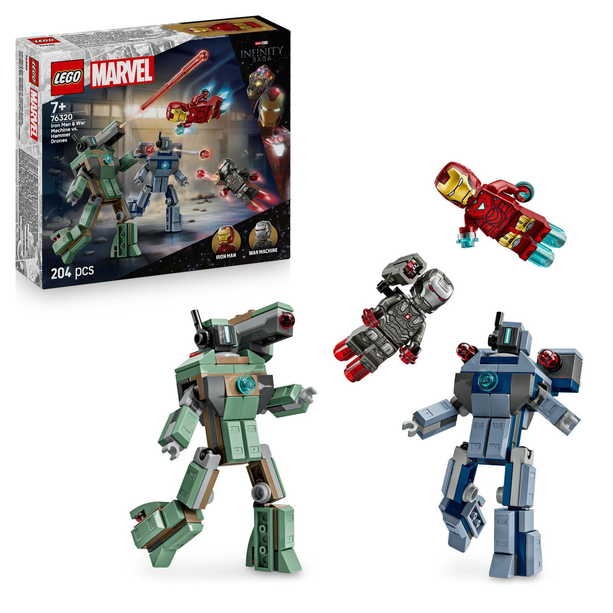LEGO - Super Heroes - Iron Man & War Machine vs. Hammer Drones (76320) LEGO
