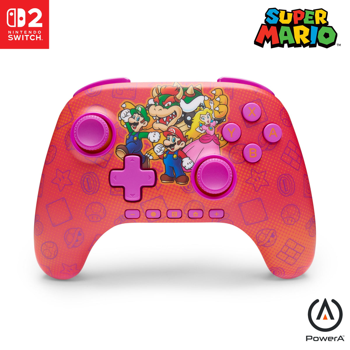 PowerA - Advantage Wireless Controller for Nintendo Switch 2 - Mario and Friends - billede 3