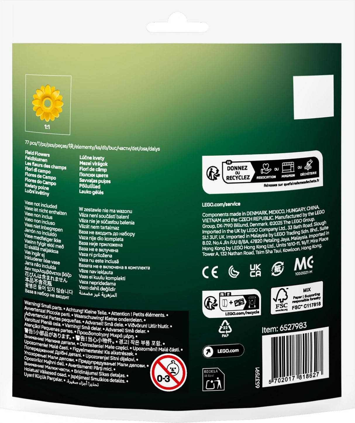 LEGO 30701 Botanicals Field Flowers LEGO