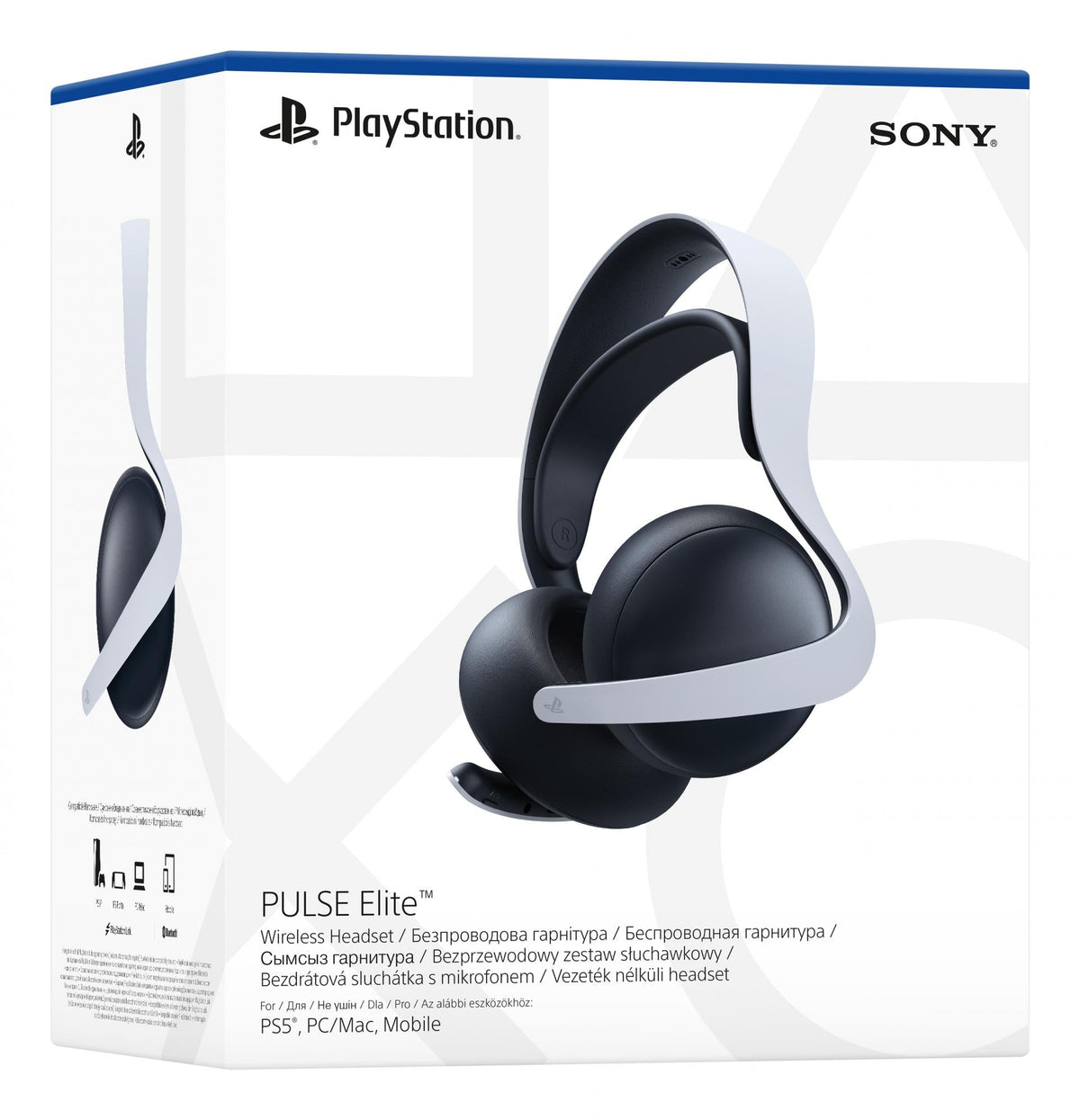 Sony PULSE Elite – trådløst gaming-headset – hvid – produktdetalje 5
