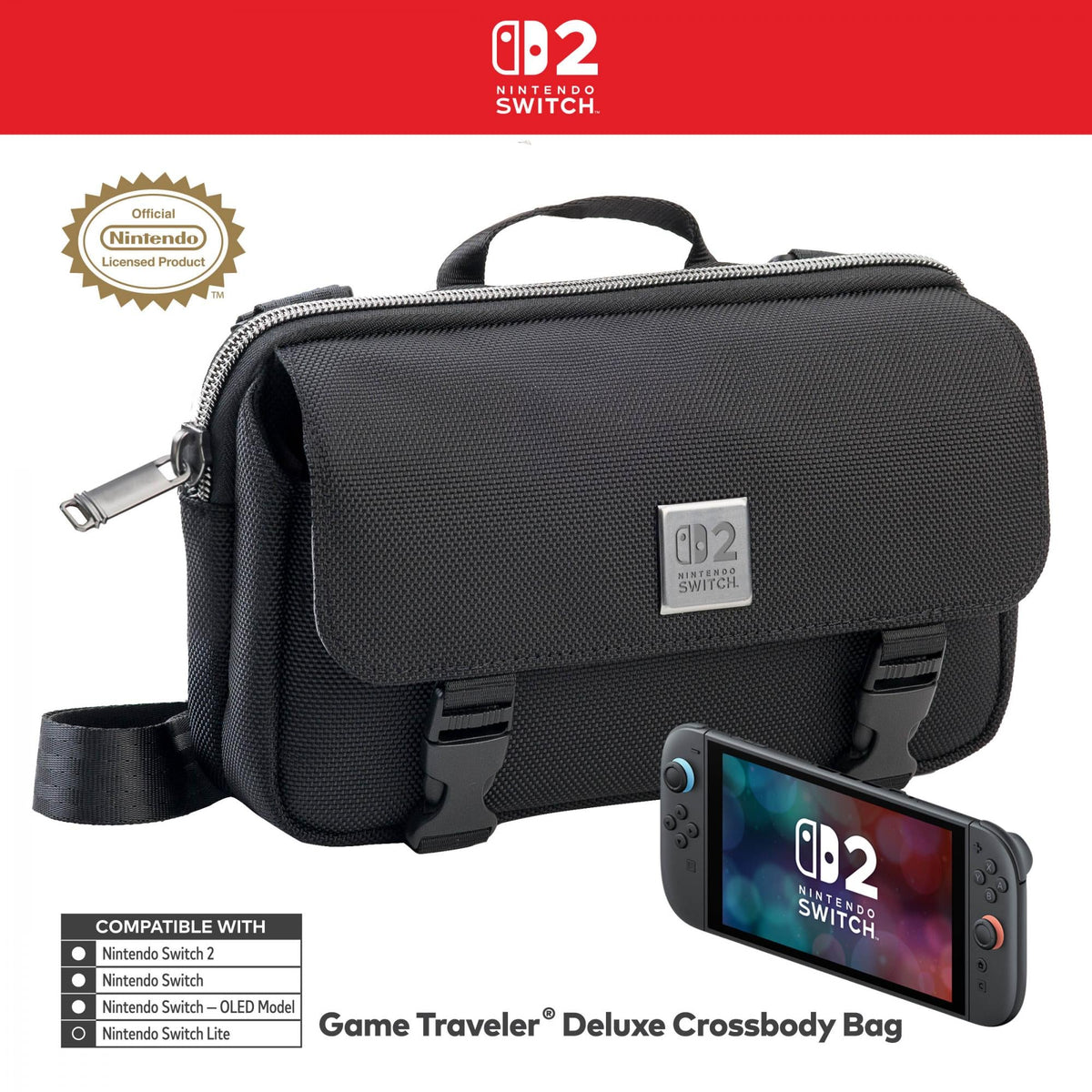 Nacon - Horizontal Shoulder Bag - Nintendo Switch 2 Nacon