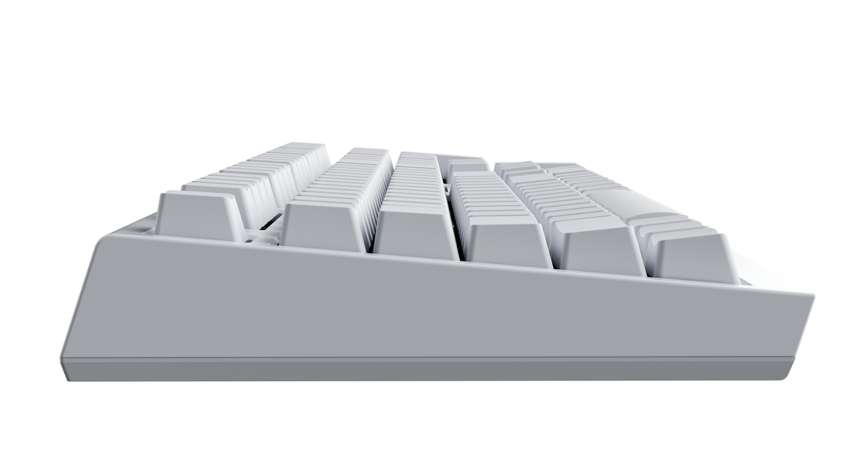 Ducky One X - White Nordic - Fullsize 100% - Ducky Inductive Switch (analog) Tri-Mode (Trådløs, BT, Cord)