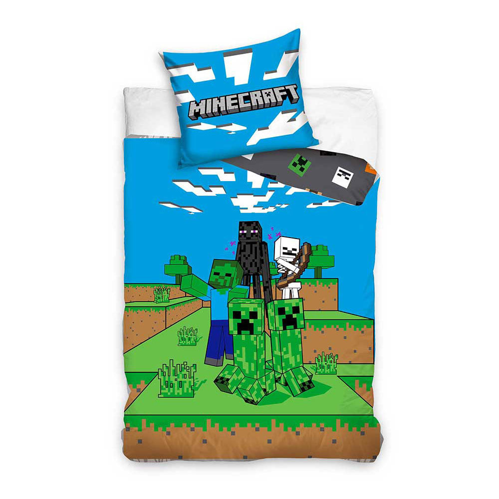 Minecraft Ambush bedding set 140×200cm, 70×90 cm Minecraft