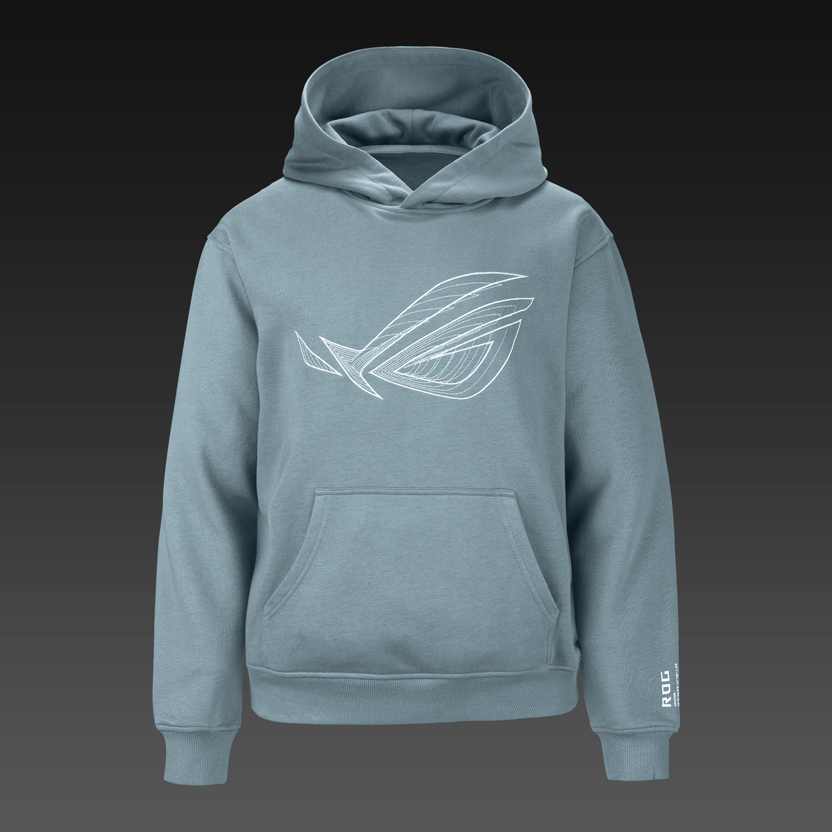 ASUS ROG GRAVITY HOODIE - Normale Passform - Blaugrau