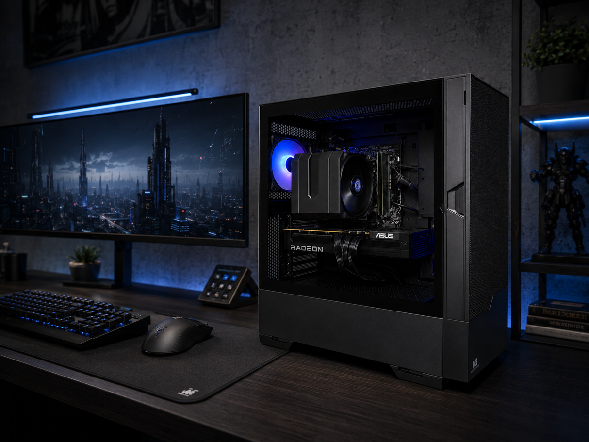 Geekd TOP Gaming PC | Ryzen 7 9800X3D 32GB RX 9070 XT