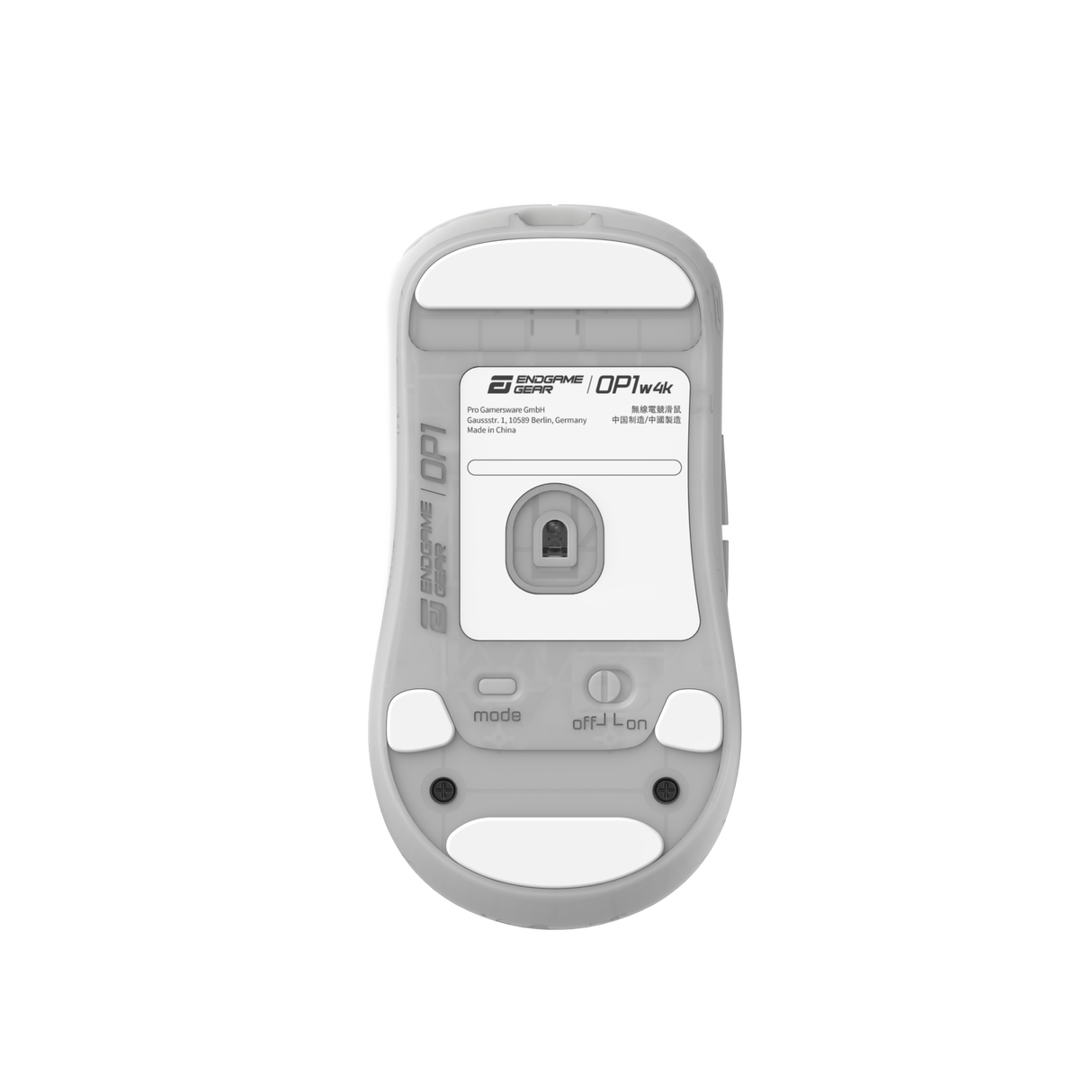Endgame Gear OP1w 4k Trådløs Gaming Mus - Hvid Frost Pro Gamersware - Endgame Gear