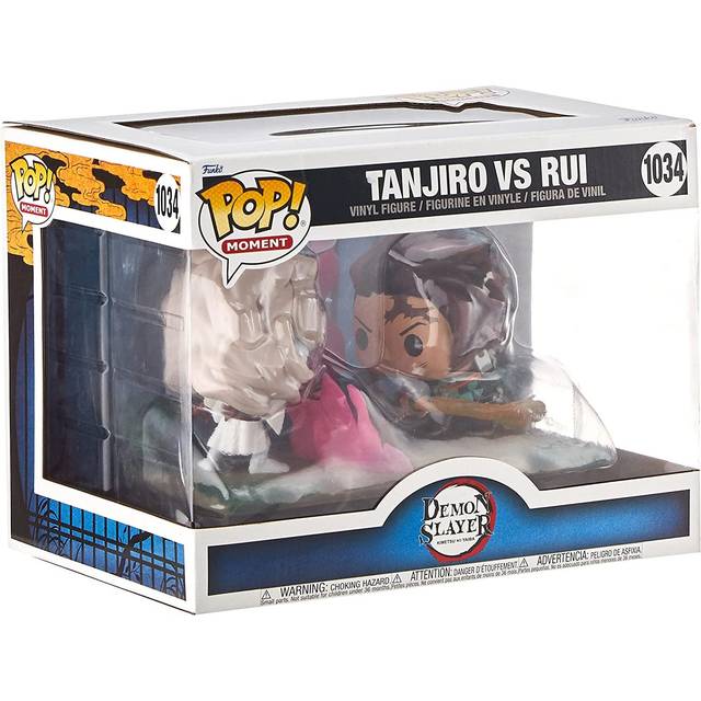 Funko POP! Moments Demon Slayer - Tanjiro vs. Rui 4.25" Toy Figure Funko