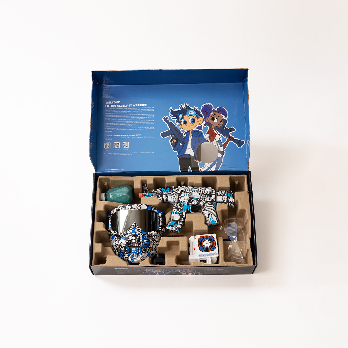 GelBlast Mini Strike – Blue Frozen Geekd