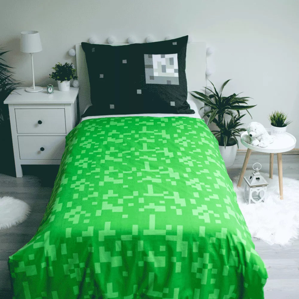 Minecraft Sssleep Tight sengetøjssæt 140×200 cm, 70×90 cm
