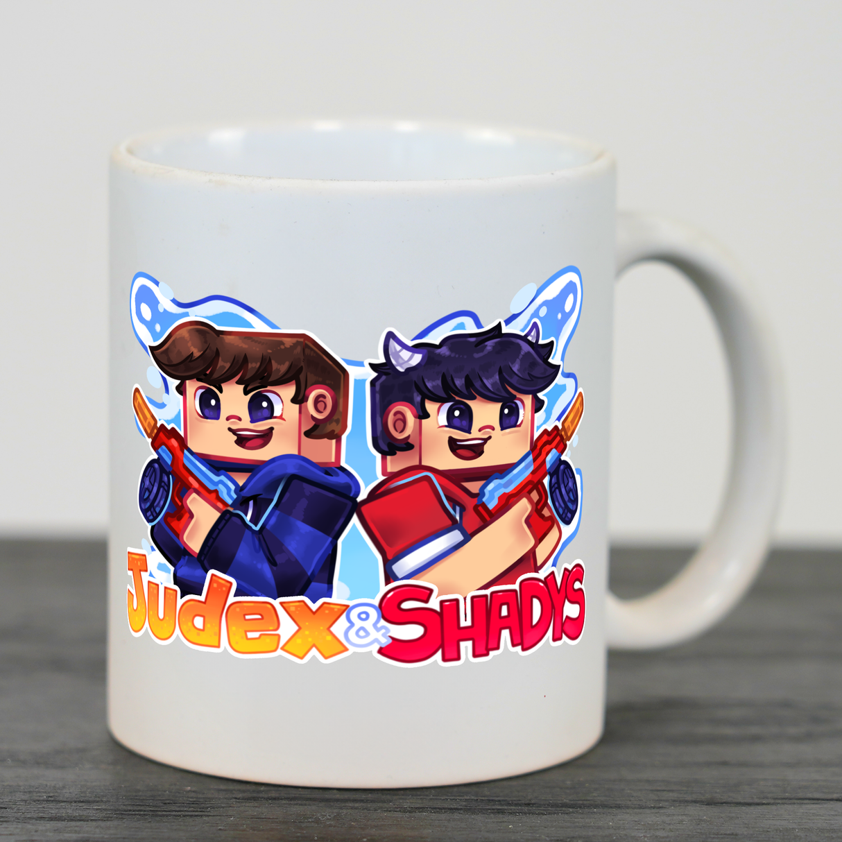 Judex x Shadys Wasserpistolenbecher