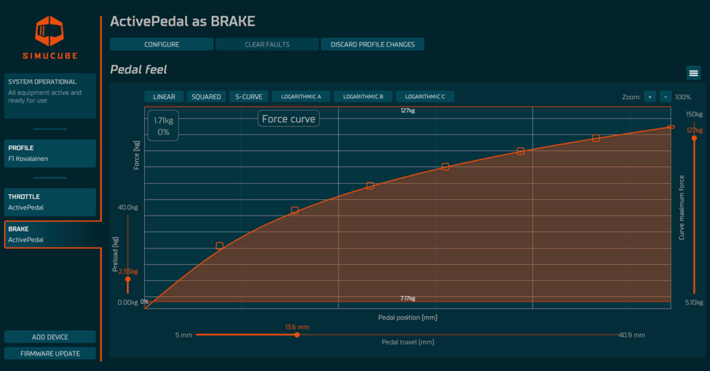 Simucube ActivePedal – Verdens første force feedback-pedal Simucube