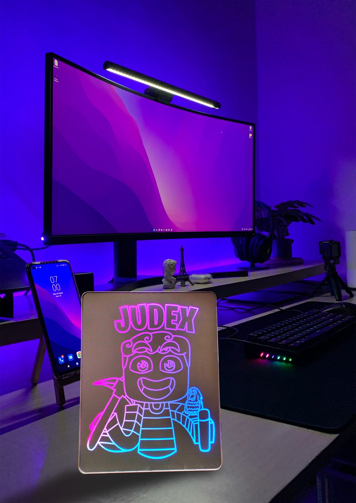 Mecharite x Judex Miner Mirror Lampe