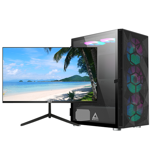 Einsteiger-Gaming-Computer 2 + Monitor