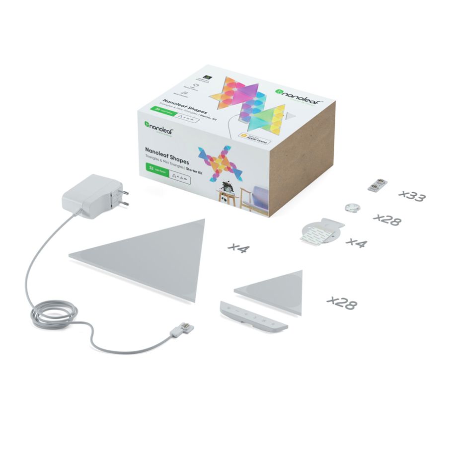 Nanoleaf Shapes Starter Kit Dreiecke & Mini (32 Panels)