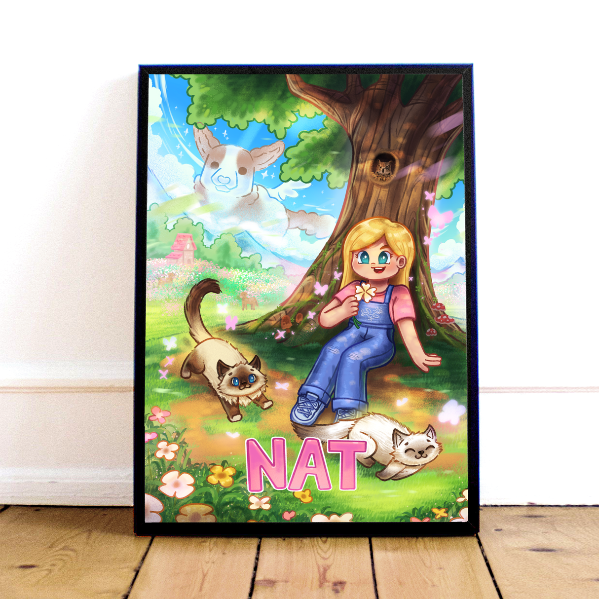 Nat Kæledyr Plakat Nat