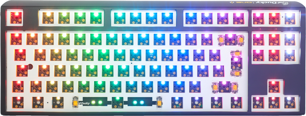 Ducky One 3 - Hot Swap ISO Barebone Black - TKL - RGB - Without Switches/keycaps