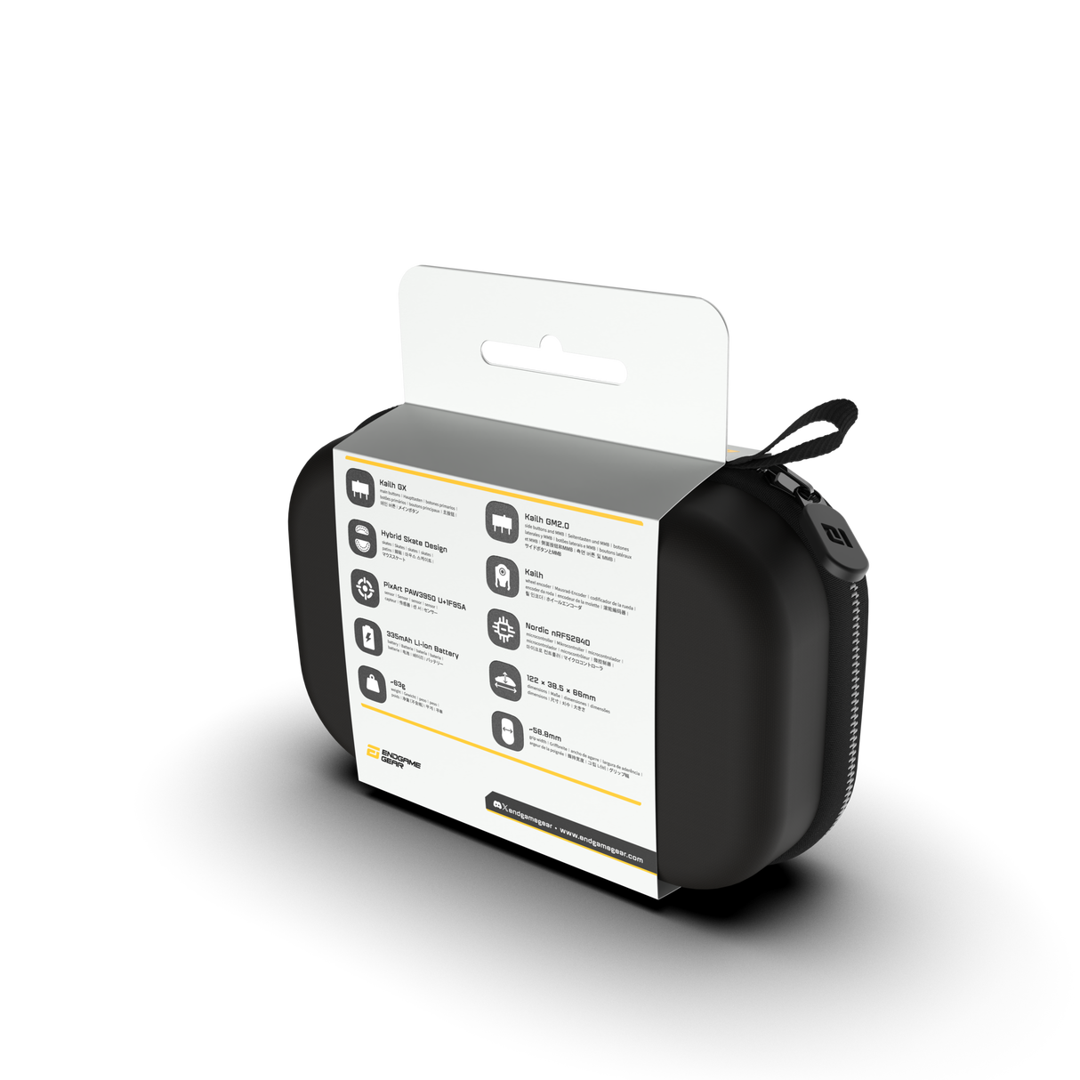 Endgame Gear XM2w 4K V2 – Trådløs Gaming Mus (White Frost)