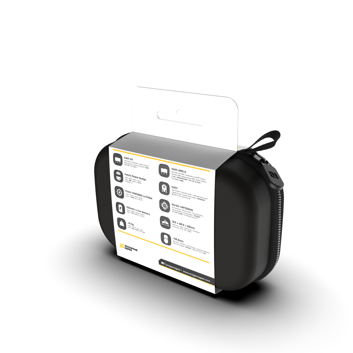 Endgame Gear XM2w 4K V2 – Trådløs Gaming Mus (Hvid)