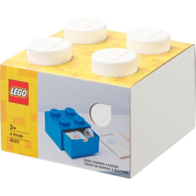 Room Copenhagen LEGO Schreibtischschublade 4, Aufbewahrungsbox (weiß, Knöpfe)