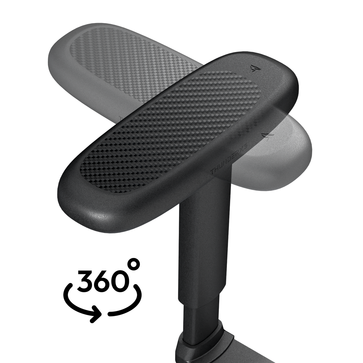 ThunderX3 TX3 SOLO – Loft Air Dark Grey Kontorstol med SYNC4 og 6D Justering (125 kg max)