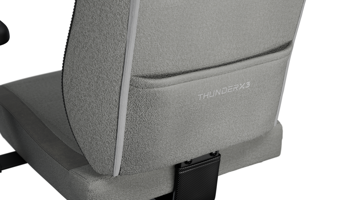 ThunderX3 TX3 SOLO – Loft Air Light Grey Kontorstol med SYNC4 og 6D Justering (125 kg max)