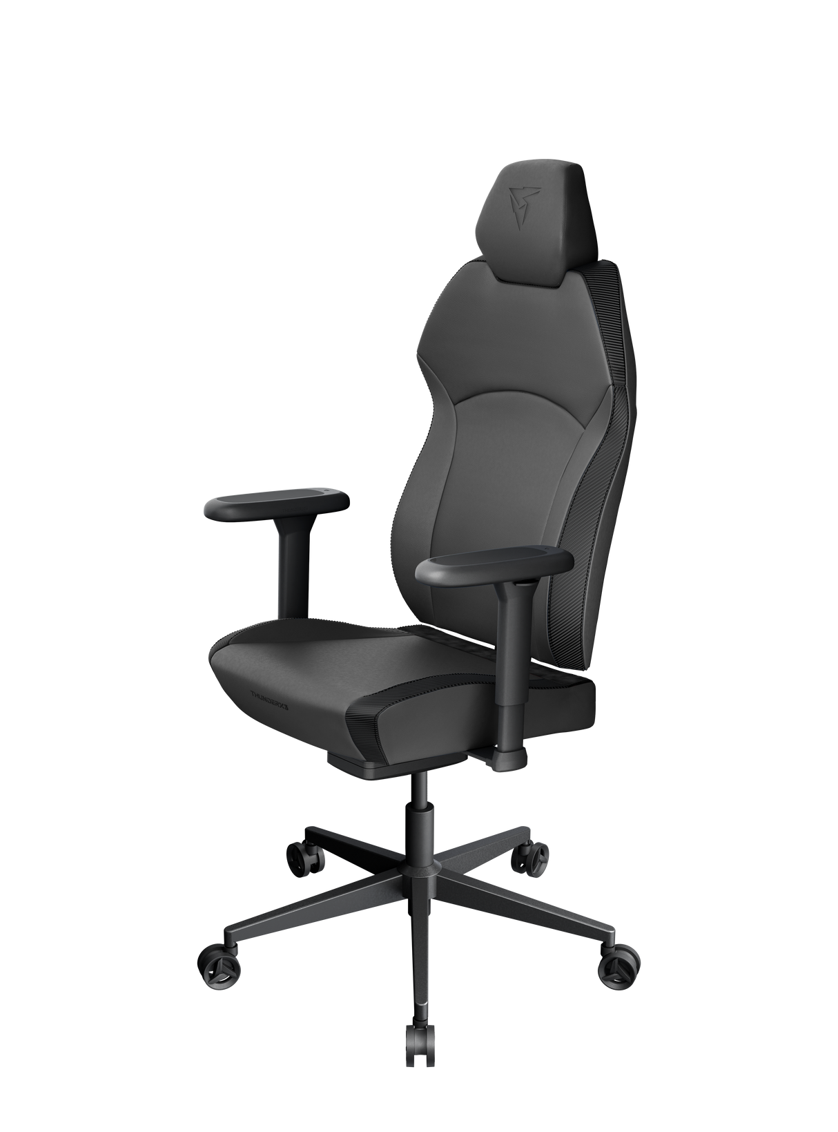 ThunderX3 TX3 SOLO – Moderner schwarzer Bürostuhl mit SYNC4 und 6D-Verstellung (max. 125 kg)