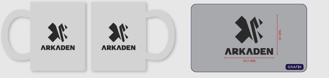 NORDIC PLAIN KOP TRYK - Arkaden Sort (Hvid Kop)