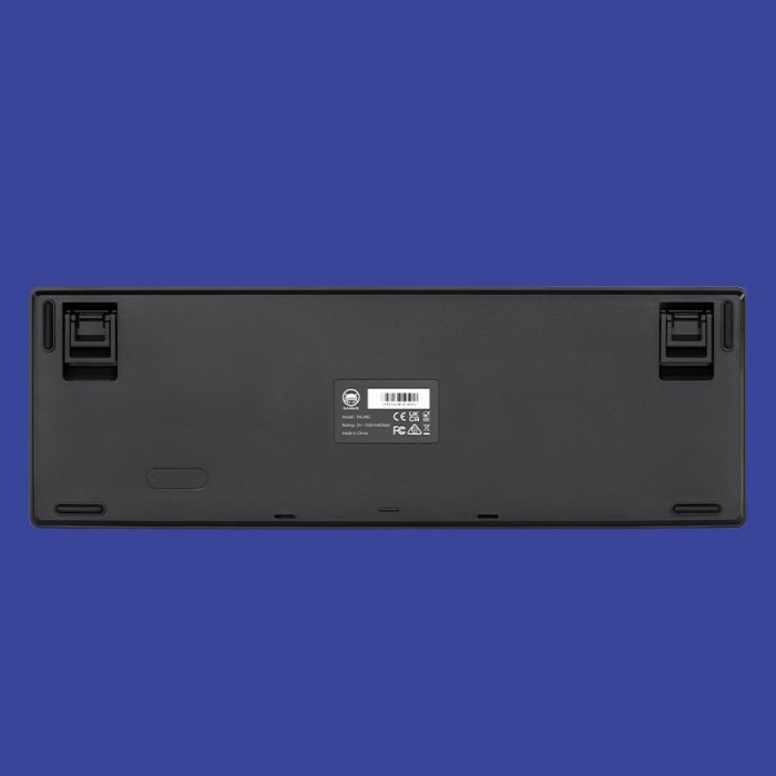 Gamiac TKL90G – Grau/Schwarz – TKL-Tastatur – Blaue Schalter