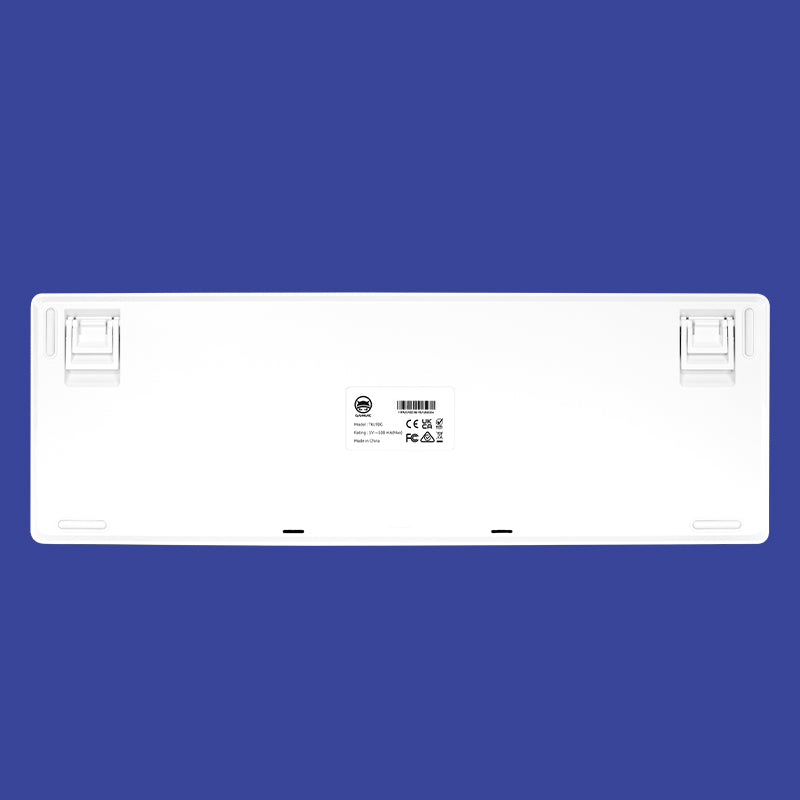 Gamiac TKL90G - Hvid/Rød - TKL Tastatur - Blå Switch