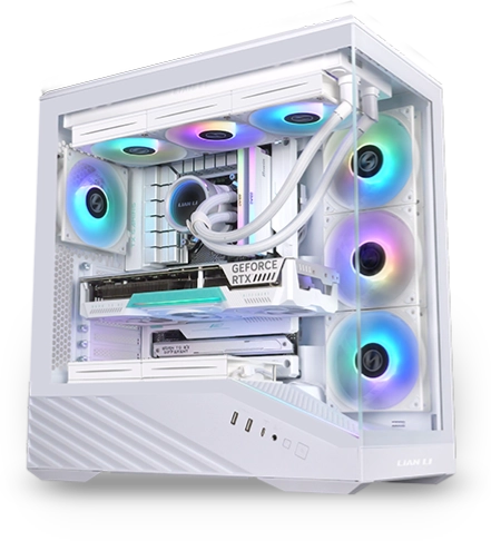 Lian Li V100, Hvid Inkluderet 4 fans