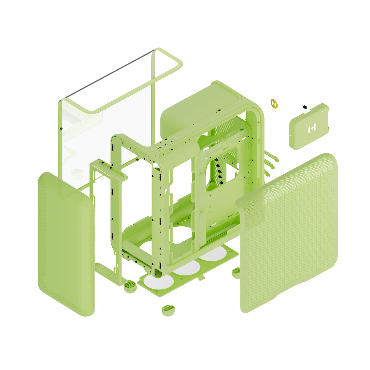 HYTE X50 Midi-Tower – Matcha Milk / Grün