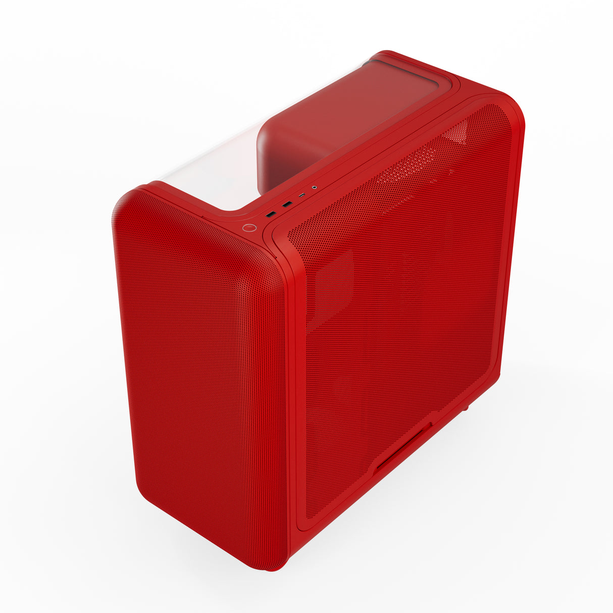 HYTE X50 Midi-Tower – Wild Cherry / Red