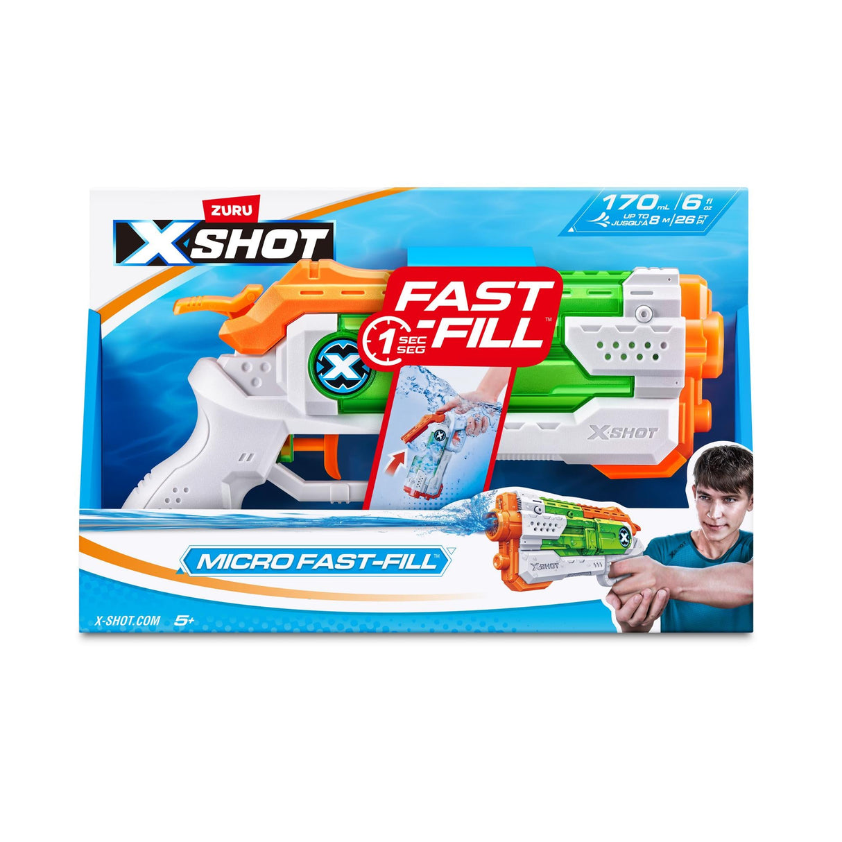 XSHOT - Fast Fill Water Blaster Small (56220) X-Shot