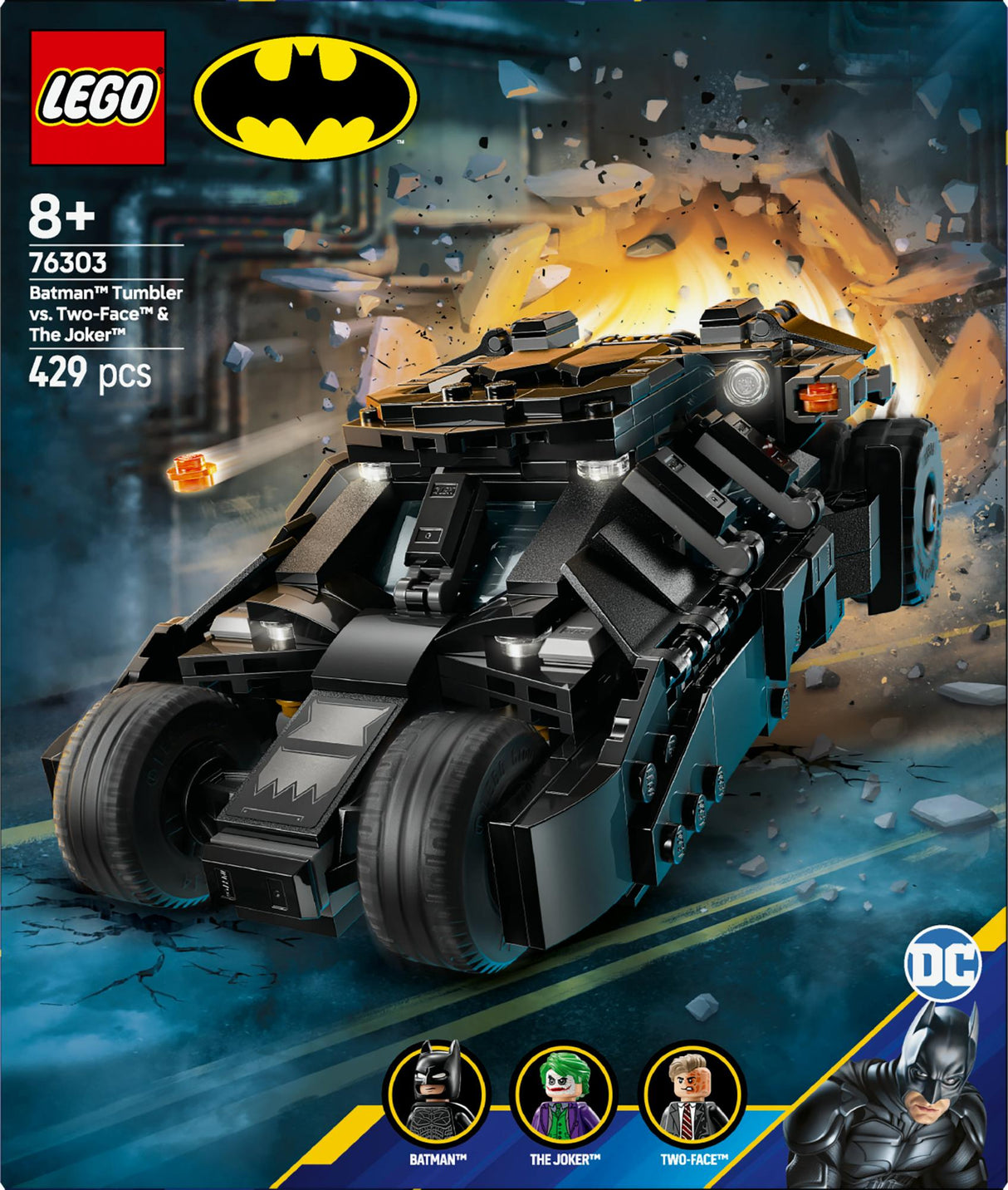LEGO 76303 DC Super Heroes Batman Tumbler vs. Two Face & The Joker LEGO