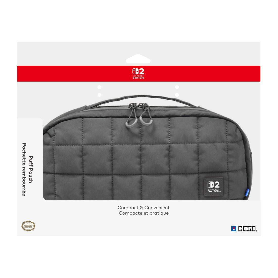 HORI - Puff Pouch - Black - Mid-size HORI
