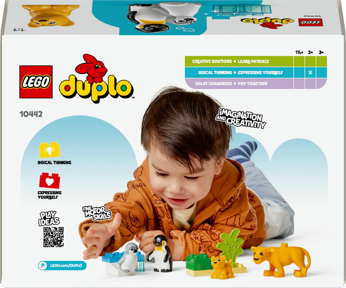 LEGO 10442 DUPLO Town wild animal families: penguins and lions LEGO