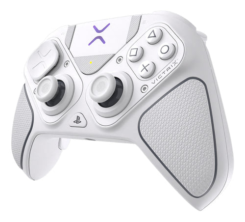 Turtle Beach Victrix Pro BFG Reloaded – PS/PC, hvid – Set skråt fra venstre