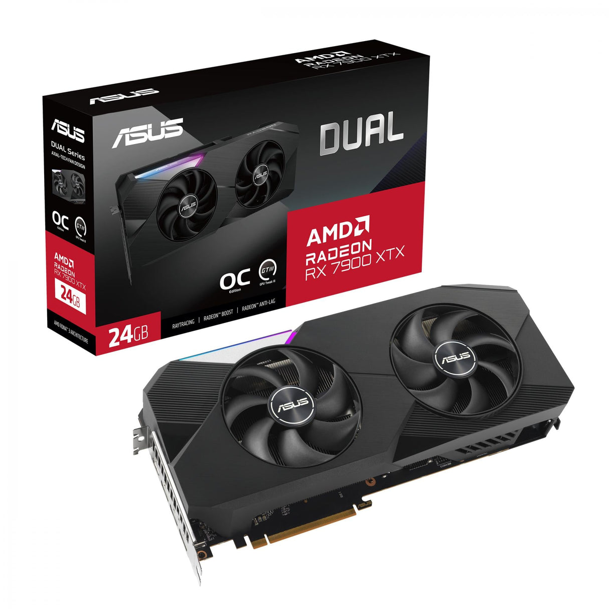 ASUS Radeon RX 7900 XTX 24GB GDDR6 DUAL OC ASUS