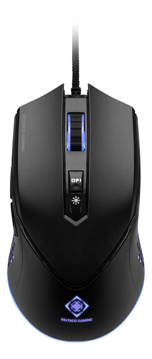 3-i-1 gaming kit, Rainbow LED-baggrundsbelysning, sort deltaco_gaming