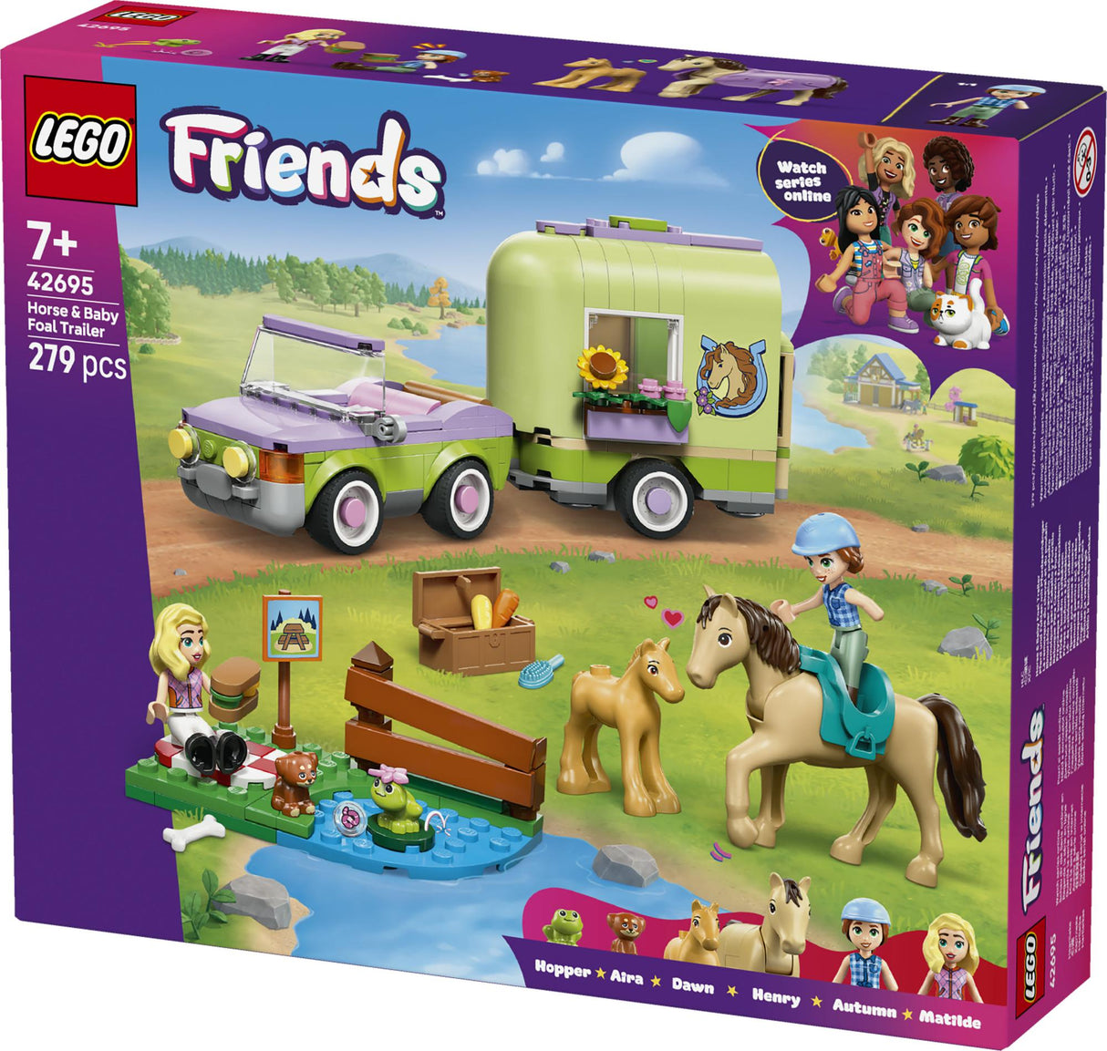 LEGO - LEGO Friends - Horse & Baby Foal Trailer (42695) LEGO