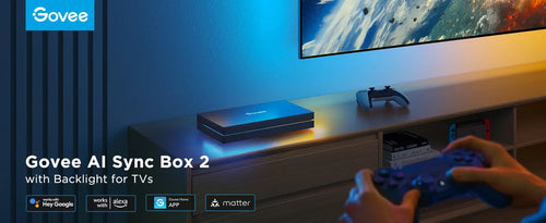 Govee AI Sync Box 2 – TV-lys til 55–65 tommer – detalje eller anvendelse 2