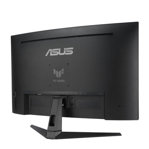 ASUS TUF Gaming VG32VQM5B – skærmens bagside og stativ