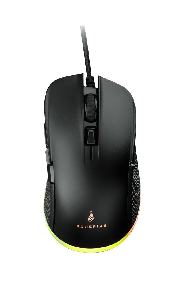 SUREFIRE - Buzzard Claw Gaming-Maus mit 6 Tasten und RGB-Beleuchtung
