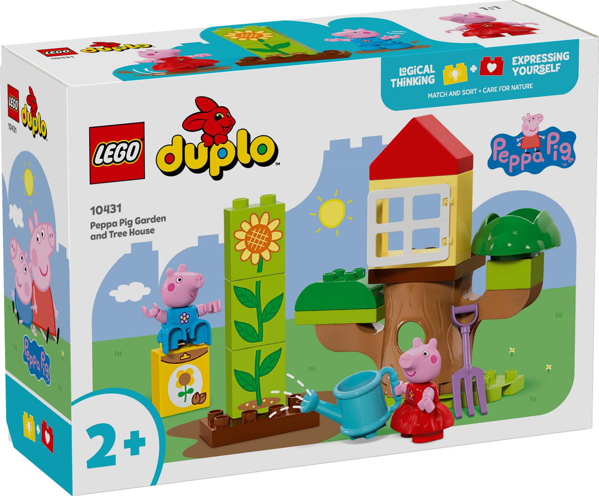 LEGO 10431 DUPLO Peppa's Garden with Tree House, construction toy LEGO