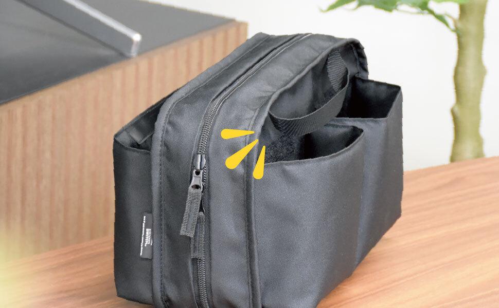 HORI - Reversible Travel Pouch - Black - Mid-size HORI
