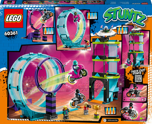 LEGO City Stuntz 60361 – Ultimativ stuntudfordring – æskens bagside