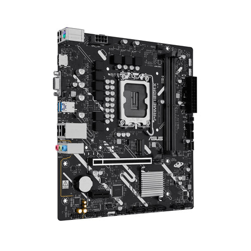 ASUS PRIME H810M-K bundkort – skrå vinkel fra venstre