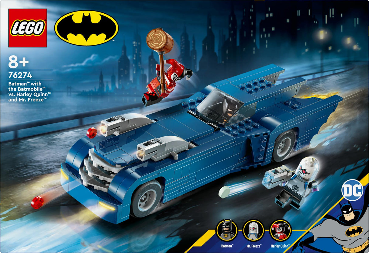 LEGO 76274 DC Super Heroes Batman in the Batmobile vs. Harley Quinn and Mr. Freeze LEGO