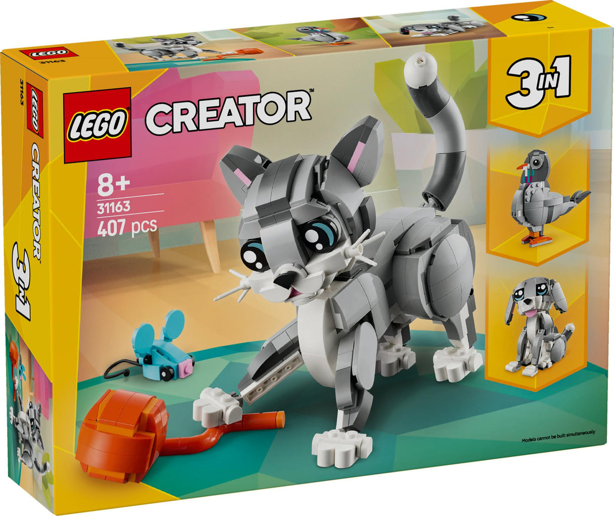 LEGO 31163 Creator 3-in-1 grey Cat LEGO